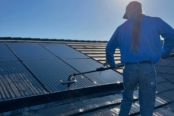 Spring Means Pollen Make Sure Solar Panels Stay Unobstructed